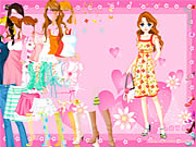 Pink Heart Dressup online game